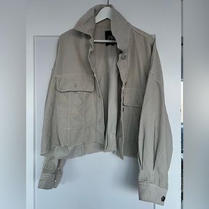 Beige bottom down ZARA shirt